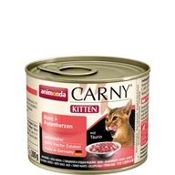 Carny kitten 200g marha, pulykaszív