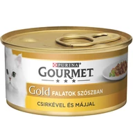 Gourmet gold 85g csirke és máj          