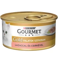 Gourmet gold 85g lazac és csirke        