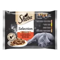 Sheba alu. 4x85g zamatos választék szószban