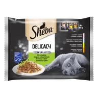Sheba alu. 4x85g vegyes választék zselében