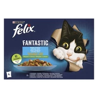 Félix alu.4x85g halas válogatás lazac, pisztráng zölgségekkel