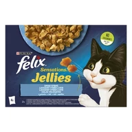 Félix alu.4x85g sensations halas válogatás lazac, fekete tőkehal