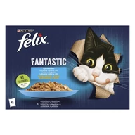 Félix alu.4x85g halas válogatás lazac, lepényhal