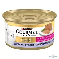 Gourmet gold 85g kitten borjú pástátom
