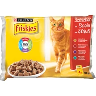 Friskies alu. 4x85g csirke, marha, bárány, kacsa