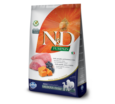 N&D Grain free Pumpkin bárány áfony sütőtökkel 12kg