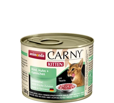 Carny kitten 200g marha, csirke, nyúl