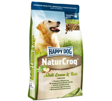Happy Dog Naturcroq bárány-rizs 15+3kg           