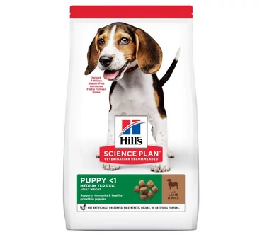 Hills puppy medium lamb & rice 14kg