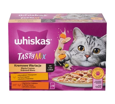 Whiskas alu. 12x85g krémes kreációk