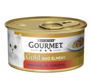 Gourmet gold 85g marha és csirke        