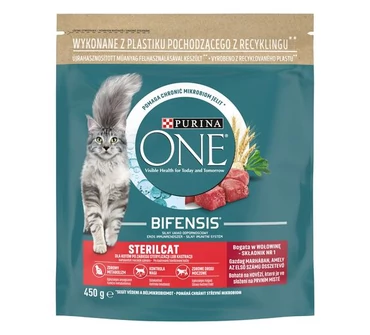 Purina one sterilcat marhás 450g