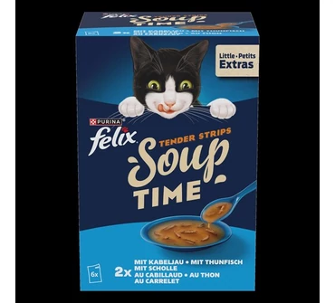 Félix soup tender strips 6x48g halas