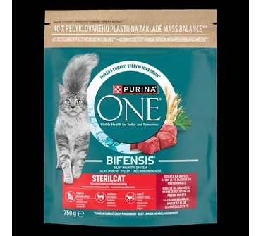 Purina one sterilcat marhás 750g