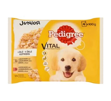 Pedigree alu.4x100g junior csirke, marha       