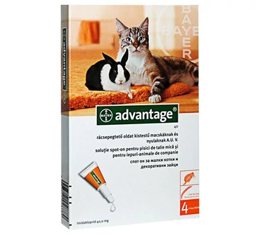 Advantage 40 spot-on 4 X 0,4ml                    