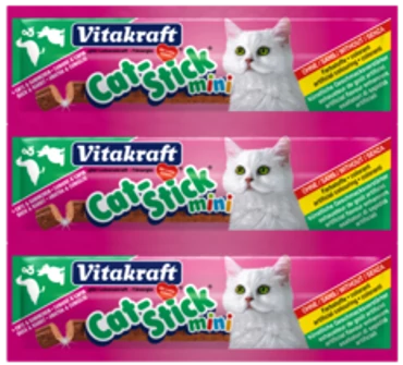 Vitakraft cat-stick mini kacsa, nyúl 3db